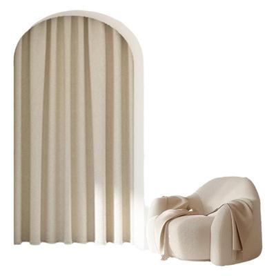 试衣间门帘隔断帘绒布帘