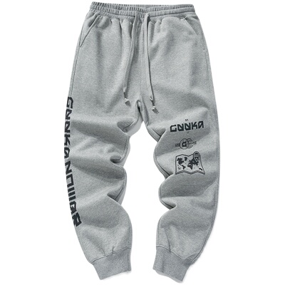 潮牌运动卫裤Guuka宽松