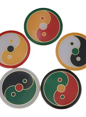 黄铜太极八卦万字墙贴双面胶