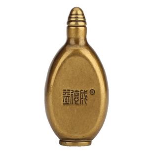 益德成鼻烟壶金属鼻烟瓶壶手工国风创意高端礼品非遗商务礼品档药