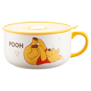 泡面碗带盖陶瓷带手柄宿舍学生大容量方便面碗家用带把的保鲜碗