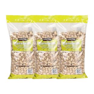 【自营】柯克兰坚果kirkland开心果1.36kg*3腰果炒货原味