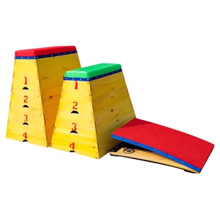 儿童鞍马幼儿园跳马儿童体能训练器材跳箱跳马墩跳山羊助跳板组合