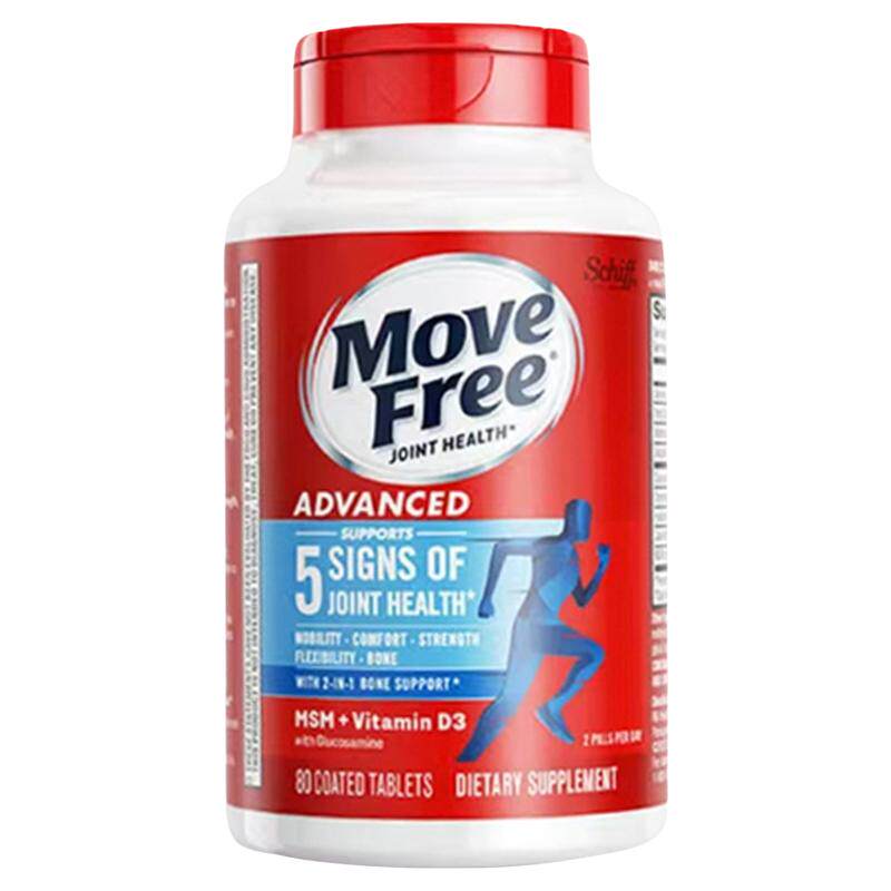 movefree氨糖软骨素蓝瓶80粒VD3