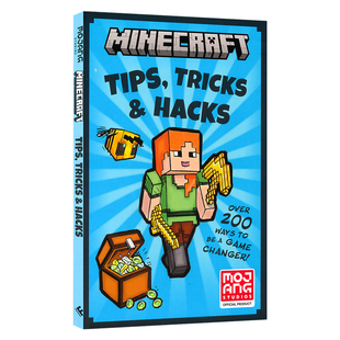 Minecraft  Tips, Tricks and Hacks 我的世界 技巧、窍门与秘籍 游戏指南 7-12岁 小学生课外读物 英文原版进口图书