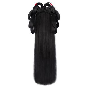 汉服假发盘发髻古风假发包一体式发箍懒人古装假发造型发髻头饰女