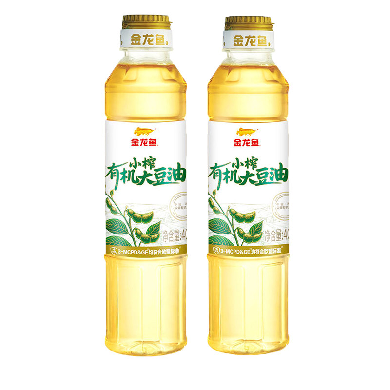 金龙鱼零反式脂肪玉米胚芽油/有机大豆/纯正花生400ml小瓶食用油