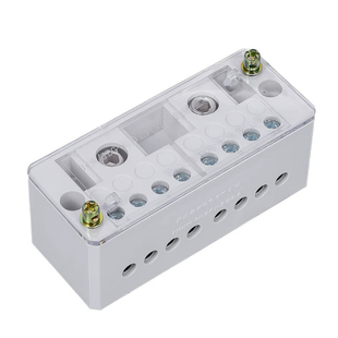 二进八出接线盒 FJ6自升式分线盒 家用电线分线器 220v接线端子排