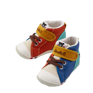 MIKIHOUSE宝宝学步鞋宝宝鞋子婴儿鞋童鞋日本制进口学步鞋DOUBLEB