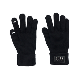 ELLE HOMME羊绒针织手套男士秋冬季户外保暖时尚分指可触屏礼盒装