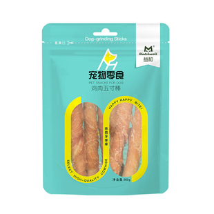 益和占牙系列宠物零食鸡肉鸭肉粗心磨牙棒洁齿短棒中大型犬磨牙