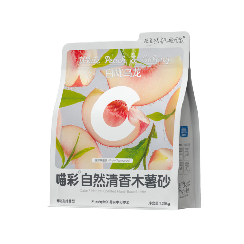 喵彩自然清香木薯除臭抑菌猫砂