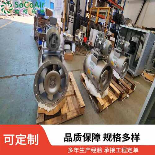 IAF管道轴流风机耐高温通用轴流式地下车库通风防爆变频管道风机