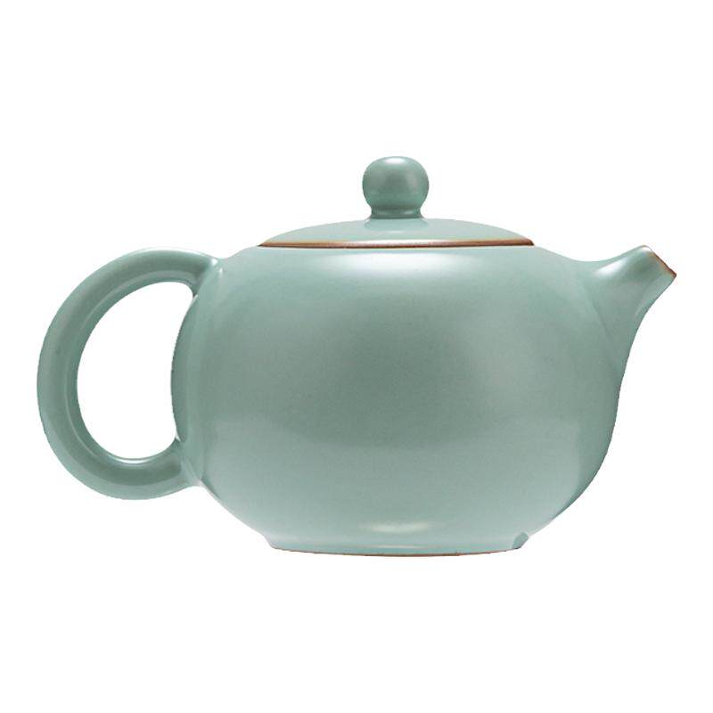 天青汝窑西施壶家用泡茶壶单壶
