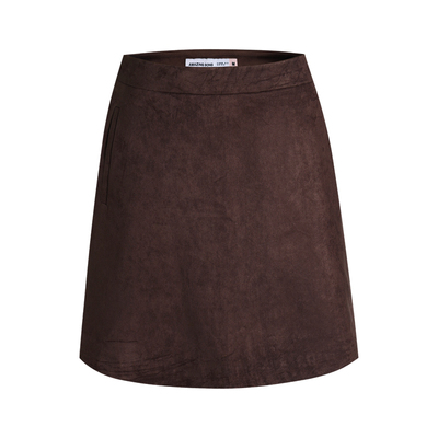 AmazingSong/乙颂麂皮绒半身裙