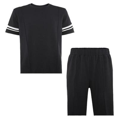 短袖套装空气层短裤爱美丽男情侣