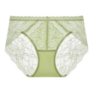 曼妮芬性感蕾丝内裤女红色本命年中低腰短裤纯棉全棉底裆女生底裤
