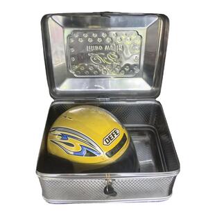 2025新款摩托车侧挂铁皮尾箱储物带锁储物盒工具箱电动车尾包挂袋