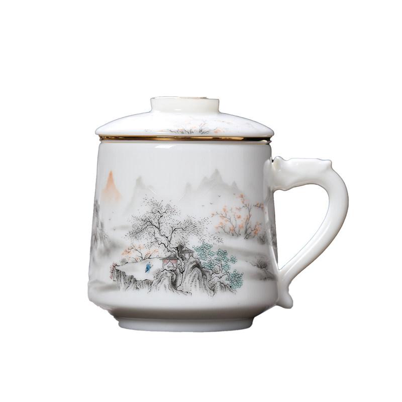 高端不吃茶渍易清洗办公杯