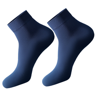 男士袜子男短袜纯棉防臭吸汗中筒全棉袜抗菌松口春秋厚款冬季男袜