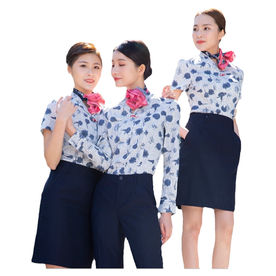 空姐制服职业装高端私房售楼部