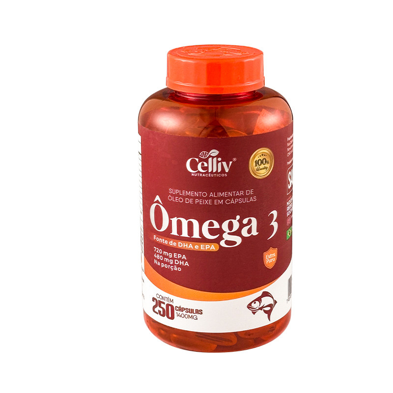巴西鱼油欧米茄Omega-3高纯度高浓缩深海鱼油  250粒/瓶
