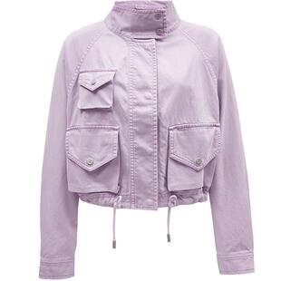 【ONLY奥莱】春季新款休闲通勤风百搭立领宽松蝙蝠袖风衣外套女