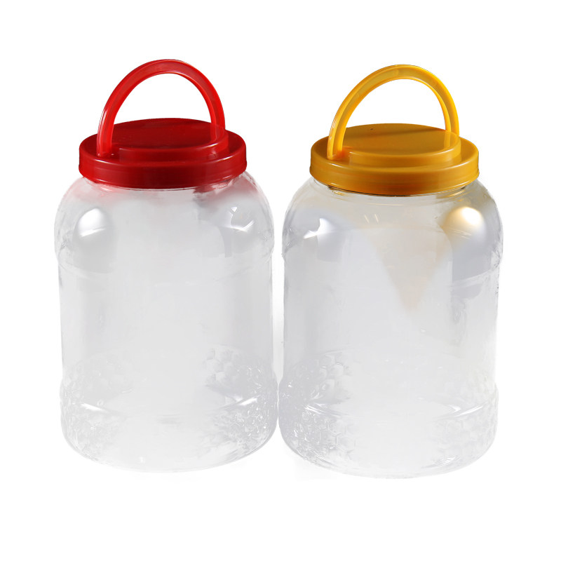 透明塑料瓶空瓶食品级内盖泡沫垫 5斤6斤8斤10斤蜂蜜瓶蜂蜜专用瓶