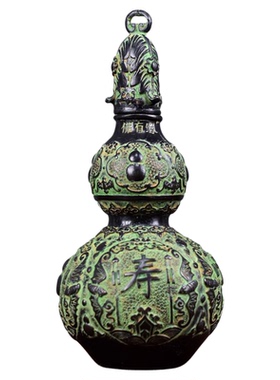 青铜器宝葫芦仿铜古典艺术品摆件