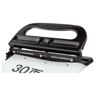 可得优打孔器a4三孔/四孔打孔机A4纸打孔机可打30张3孔/4孔重型深度可调档案装订账本文件夹9635/9633/9640