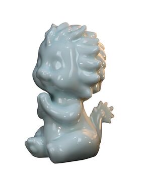 创意佛系生肖龙现代中式礼品摆件