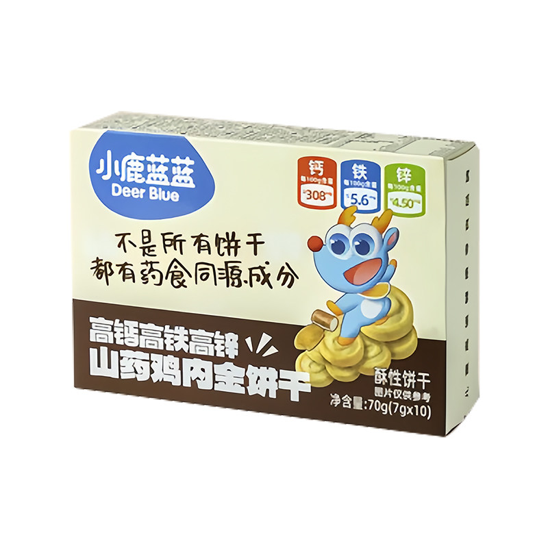 小鹿蓝蓝山药鸡内金饼干