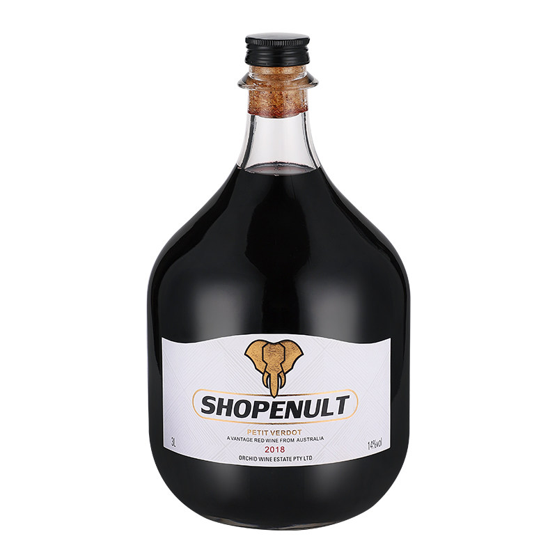 3L升澳洲原瓶进口红酒小笨象干干红静态葡萄酒