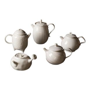 梵汝复古手工草木灰茶壶日式创意陶瓷泡茶壶家用简约功夫茶具单壶