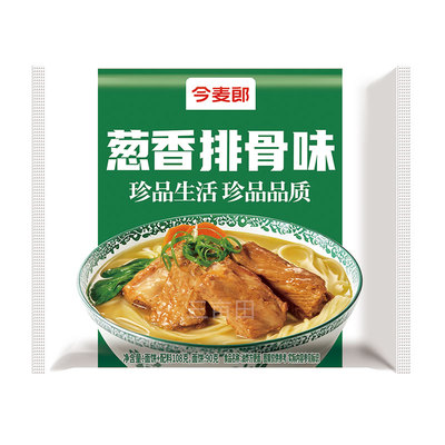 今麦郎方便面珍品葱香排骨