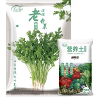 Традиционные старые семена кориандра 30 г оригинал + 1 пакетик 8 л органической питательной почвы