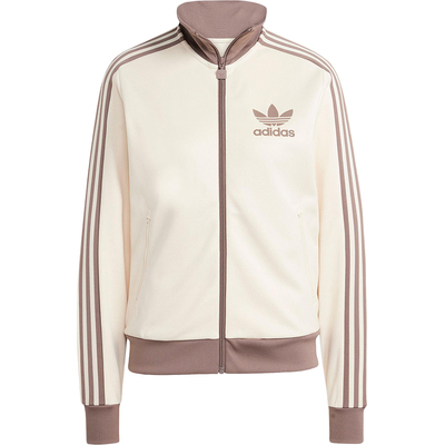 Adidas/阿迪达斯正品三叶草女士运动经典复古条纹翻领外套JC5807