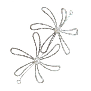 新娘敬酒服头饰新款结婚红色女婚纱礼服发箍发饰高档中式婚礼配饰