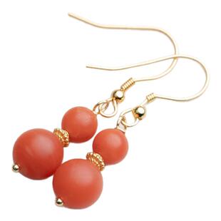 简约高级感保山南红耳坠8mm+气质典雅女士款安哥拉红喜庆新年礼品