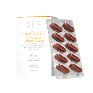 WHC圣斗士鱼油专利叶黄素Omega3护眼补脑儿童成人30粒官方正品