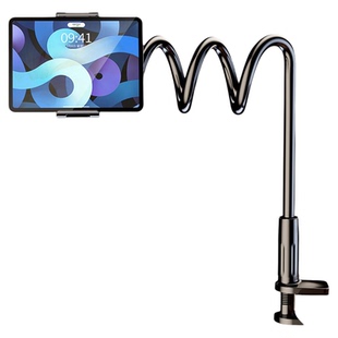懒人床头手机支架碳素钢桌面ipad平板电脑通用支撑架360度万向旋转手机架宿舍床上躺着直播追剧神器2026新款
