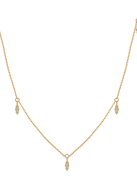 森吾灵动满天星铃铛吊坠项链