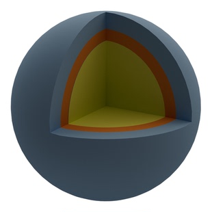 实心核壳球化学秒发科研素材C4D 3D格式源文件热门高清素材模版