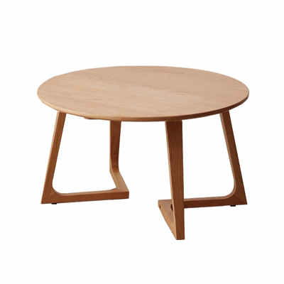 知木木居丨日式圆形矮茶几