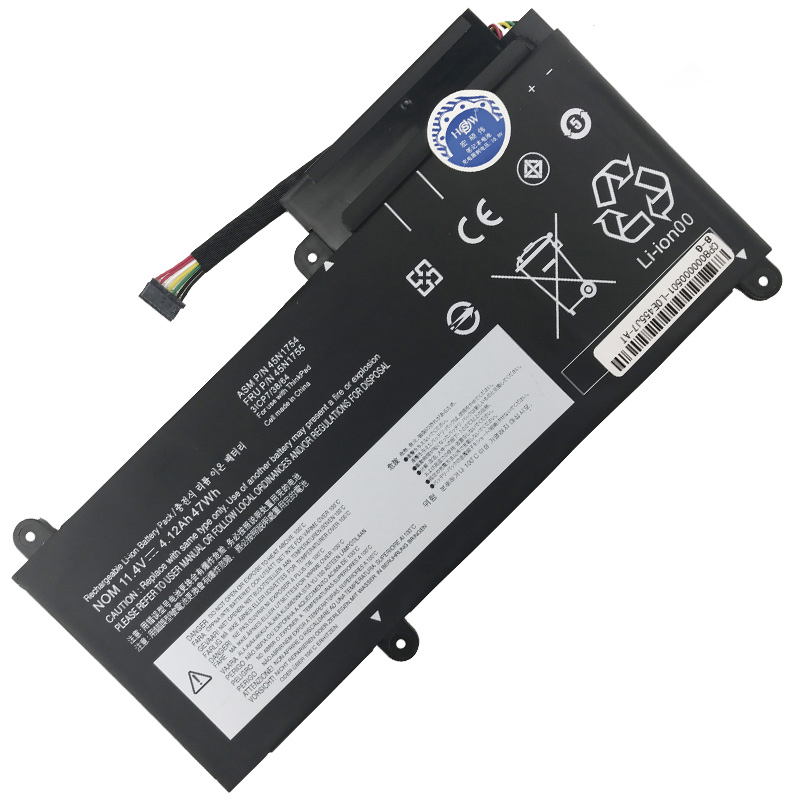 HSW适用联想ThinkPad E450 E455 E450C E460 E460C E465 45N1752 45N1756/57/54 45N1755内置笔记本电脑电池