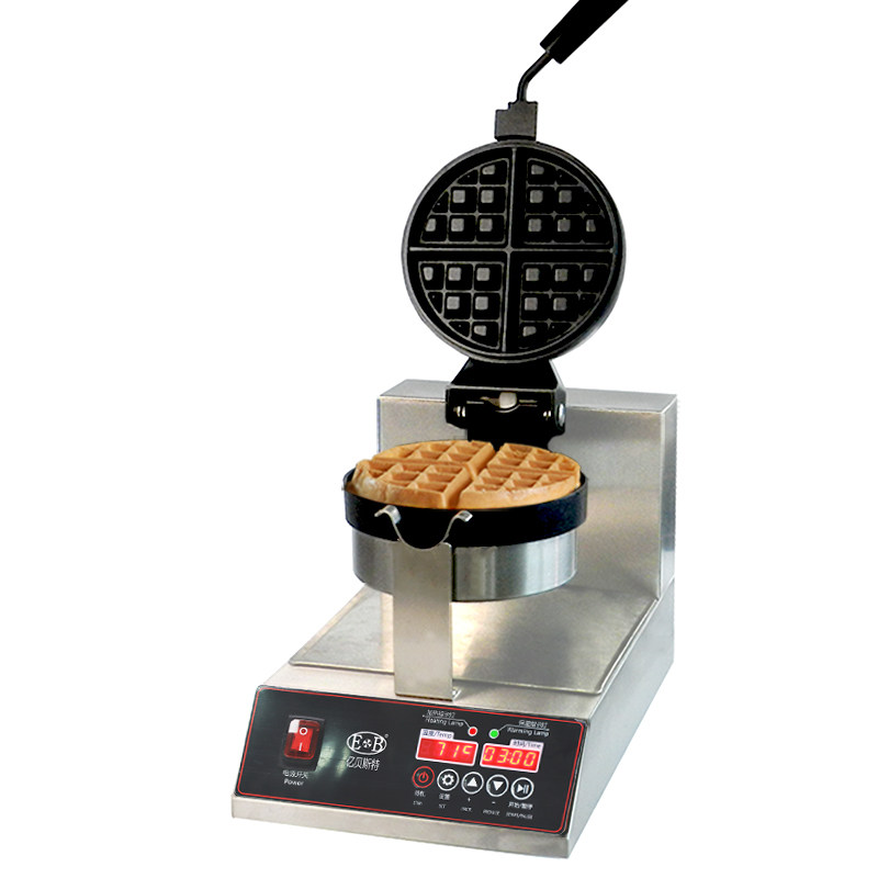 EB亿贝斯特华夫饼机商用华夫炉电热松饼机加厚带显示格子饼机