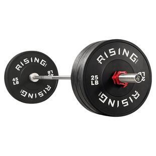 RISING锐思全胶杠铃片大孔径举重片配重片深蹲卧推举重片商用奥片