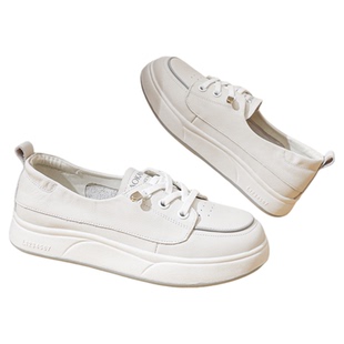 奥康 女鞋2026春季新款休闲浅口单鞋软底不累脚小白鞋N