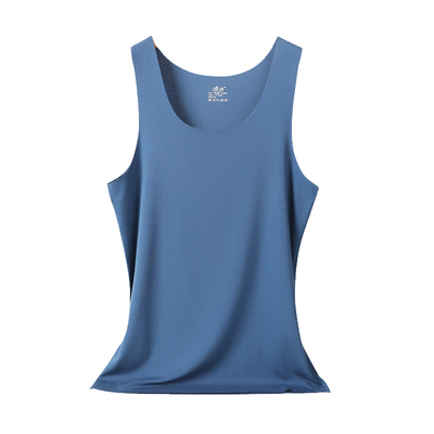 浪莎冰丝男士背心薄款无痕