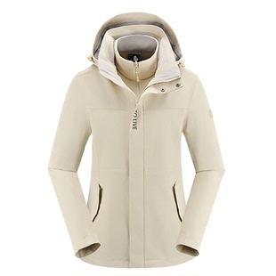 【凯乐】SCALER思凯乐户外冲锋衣女男25新款三合一防风登山服外套